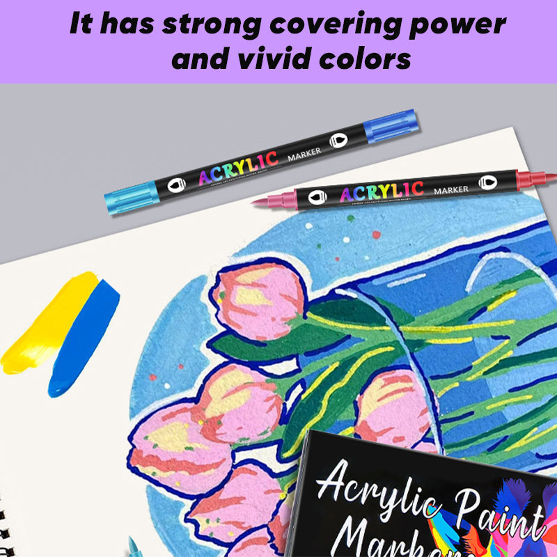 Stylos peinture acrylique pour créations éclatantes