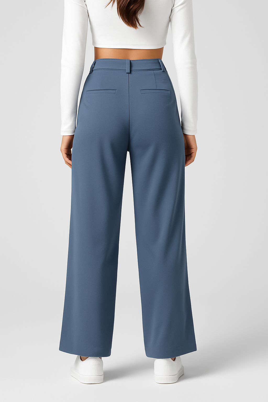 ALDEN™ - Elegant Elasticated High-Waisted Trousers