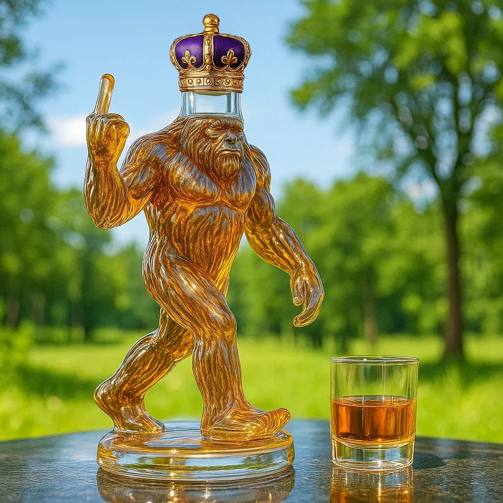 SasquatchSips – Funny Bigfoot Whiskey Bottle