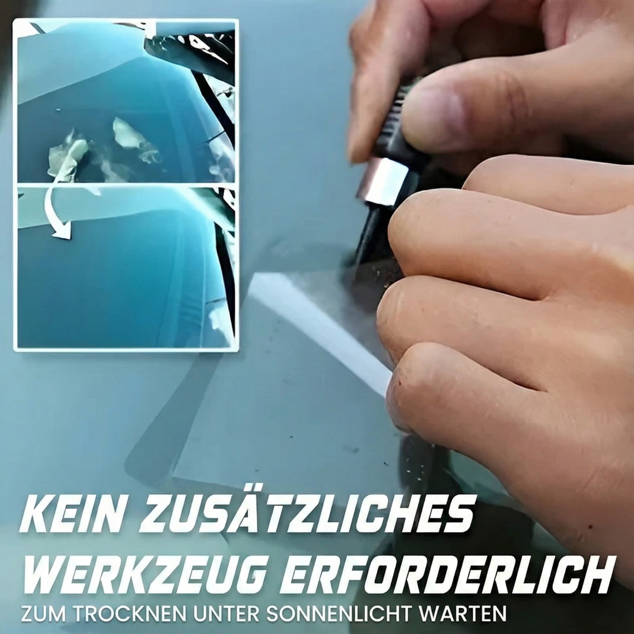 Reparieren Sie Glassprünge in wenigen Minuten