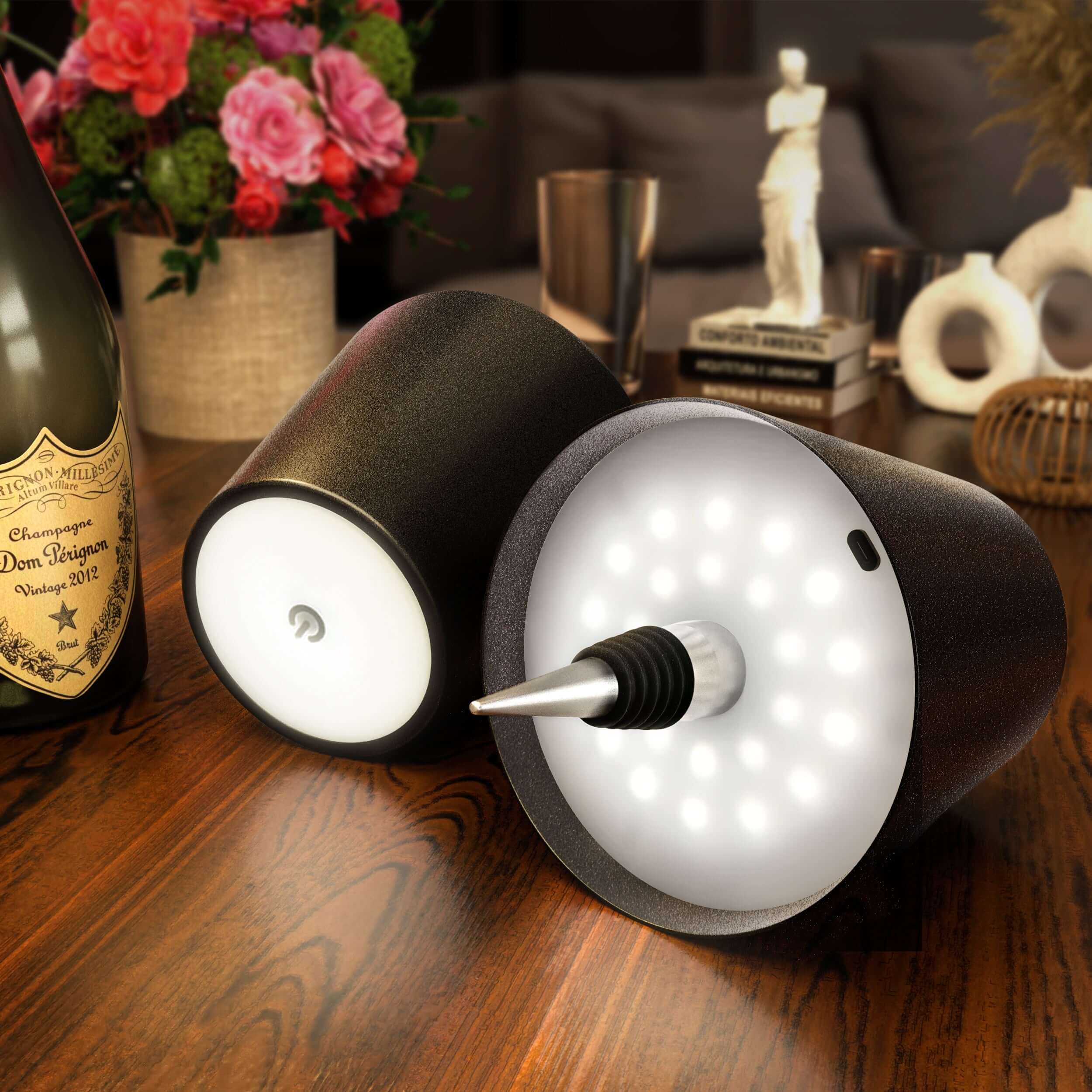 Lampe à Bouteille Sans Fil – Éclairage Élégant et Original
