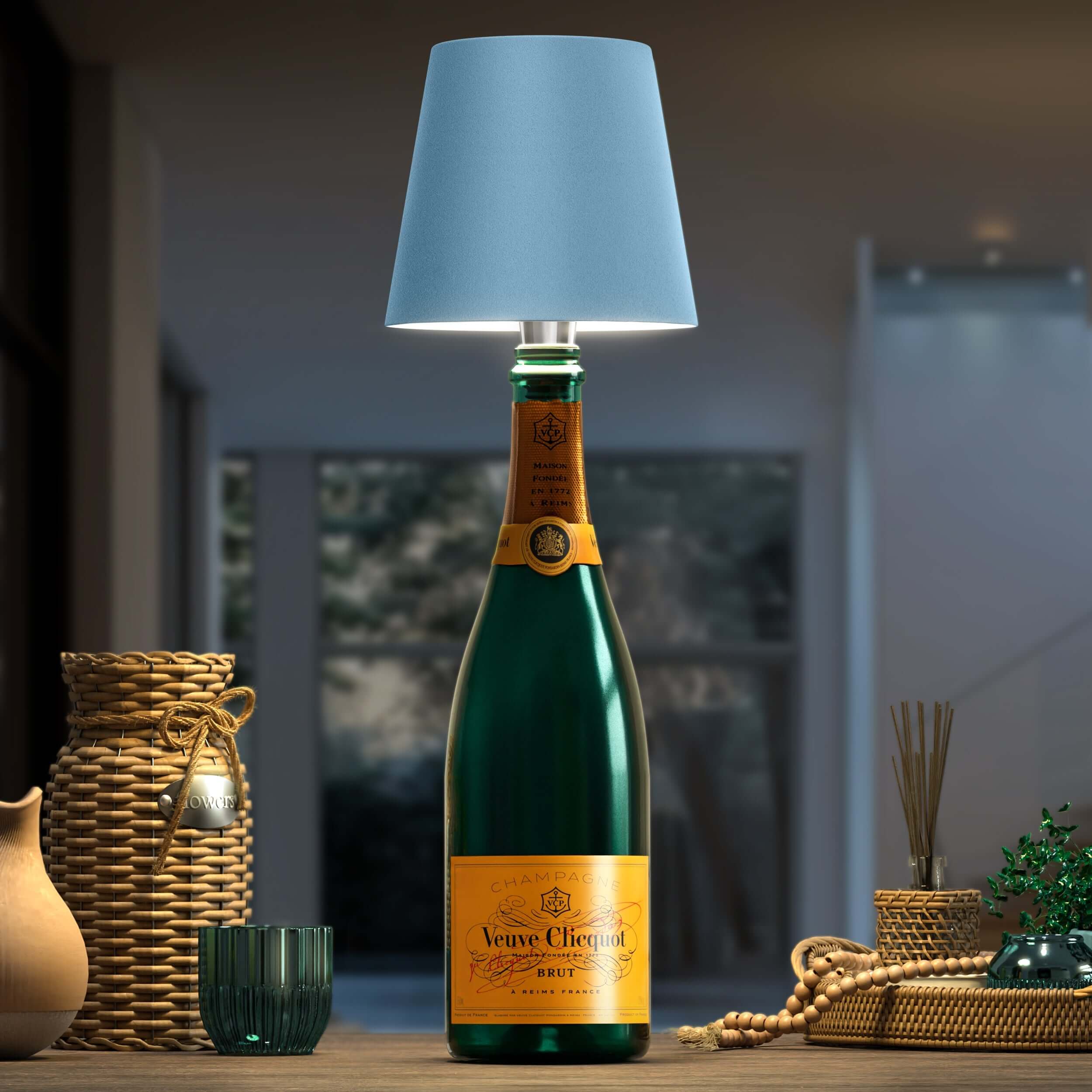 Lampe à Bouteille Sans Fil – Éclairage Élégant et Original