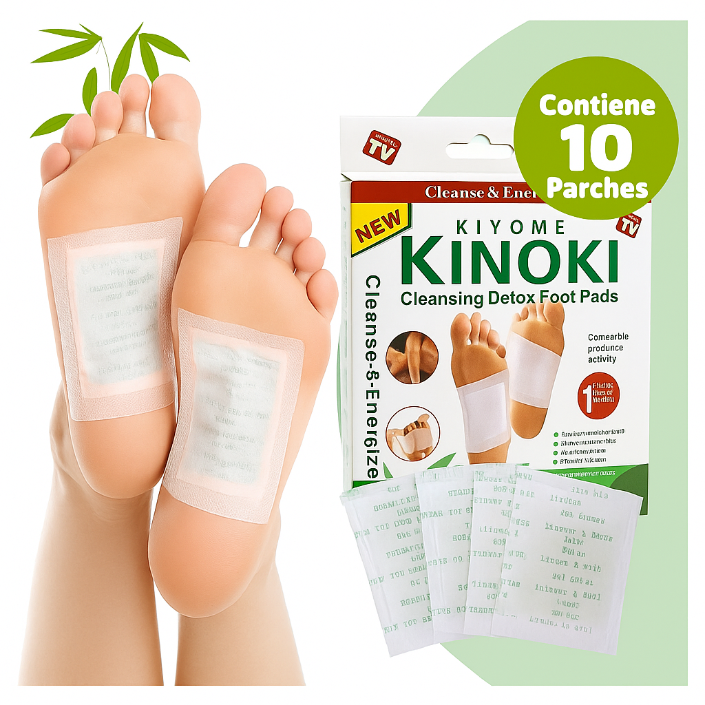 KINOKI ENTGIFTUNGSPFLASTER – 10 PFLASTER [1 SCHACHTEL]