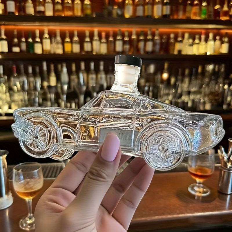 High Borosilicate Hand-Blown Glass Party Drinkware, Home Bar Tools, Uniquely Designed, Stylish Beverage Equipment, Durable High-Quality Glass, Drink Dispenser, Novelty Drinkware, Unique Wine Decanter, Whiskey Bottle