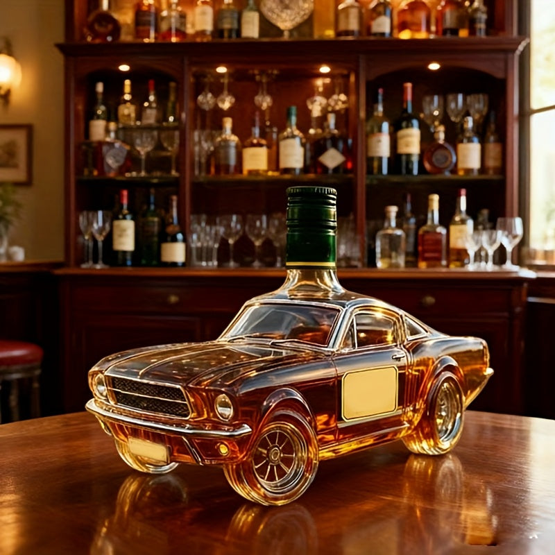 High Borosilicate Hand-Blown Glass Party Drinkware, Home Bar Tools, Uniquely Designed, Stylish Beverage Equipment, Durable High-Quality Glass, Drink Dispenser, Novelty Drinkware, Unique Wine Decanter, Whiskey Bottle
